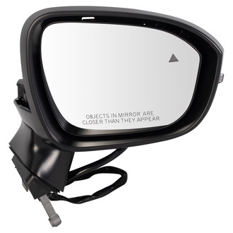 TRQ® - Passenger Side View Mirror (Heated, Foldaway)