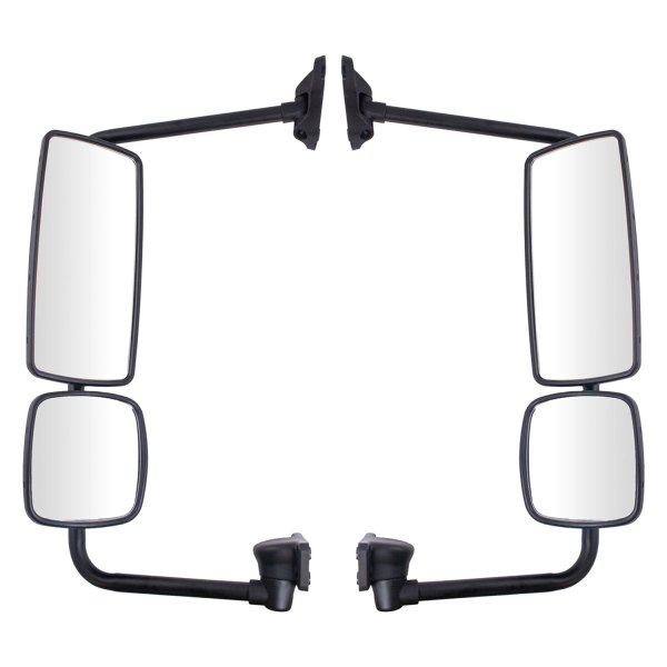 TRQ® - Driver and Passenger Side Manual View Mirror Set