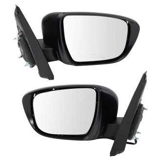 TRQ® - Driver and Passenger Side Power View Mirror Set (Non-Heated, Foldaway)