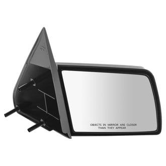 TRQ® - Passenger Side Manual View Mirror (Non-Heated, Non-Foldaway)