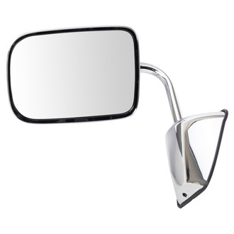 TRQ® - Driver Side Manual View Mirror (Non-Heated, Foldaway)
