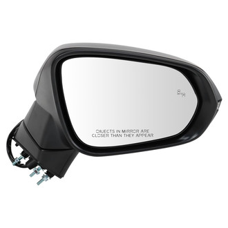 TRQ® - Passenger Side Power View Mirror (Heated, Foldaway)