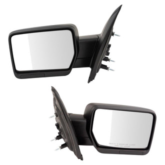 TRQ® - Driver and Passenger Side Manual View Mirror Set (Non-Heated)