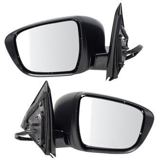 TRQ® - Driver and Passenger Side Power View Mirror Set (Heated, Foldaway)