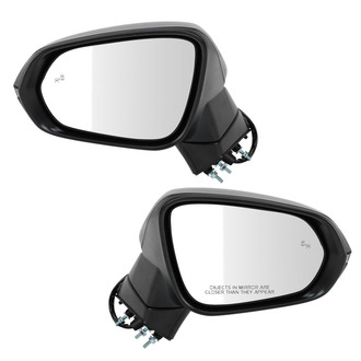 TRQ® - Side View Mirror Set