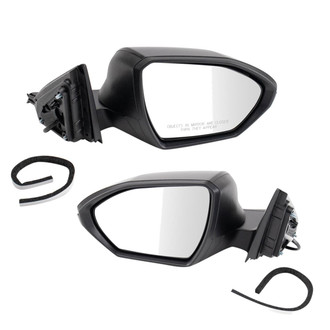 TRQ® - Driver and Passenger Side View Mirror Set