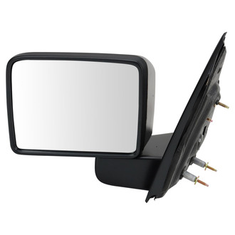 TRQ® - Driver Side Manual View Mirror (Non-Heated, Foldaway)