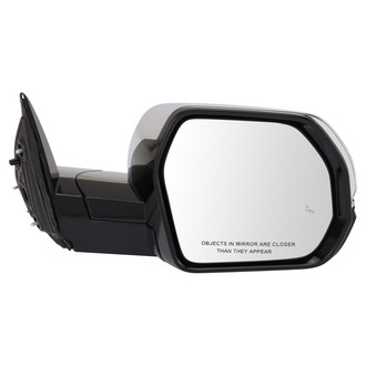 TRQ® - Passenger Side Power View Mirror (Heated, Foldaway)