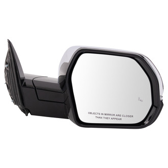 TRQ® - Passenger Side Power View Mirror (Heated, Foldaway)