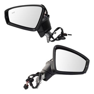 TRQ® - Driver and Passenger Side Power View Mirror Set (Heated, Foldaway)