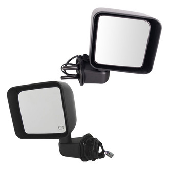 TRQ® - Driver and Passenger Side Power View Mirror Set (Heated, Foldaway)