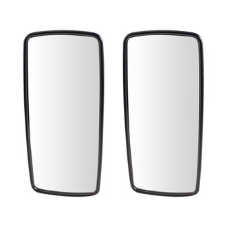 TRQ® - Driver and Passenger Side Manual View Mirror Set (Non-Heated, Non-Foldaway)