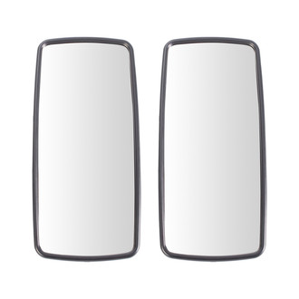 TRQ® - Driver and Passenger Side Manual View Mirror Set (Heated, Non-Foldaway)