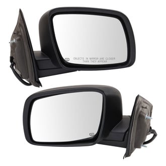 TRQ® - Driver and Passenger Side Power View Mirror Set (Heated, Foldaway)