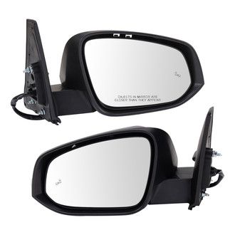 TRQ® - Driver and Passenger Side Power View Mirror Set (Heated, Foldaway)