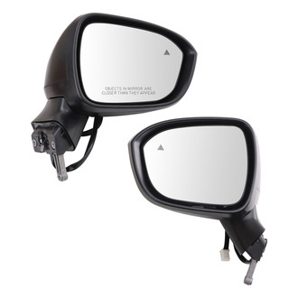 TRQ® - Driver and Passenger Side Power View Mirror Set (Heated, Foldaway)