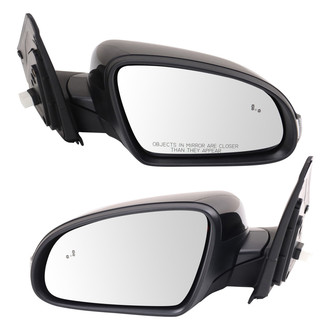 TRQ® - Driver and Passenger Side Power View Mirror Set (Heated, Foldaway)