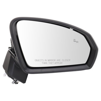 TRQ® - Passenger Side Power View Mirror (Non-Heated, Foldaway)