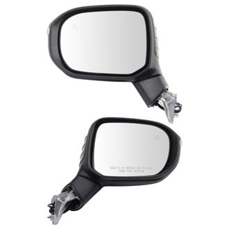TRQ® - Driver and Passenger Side Power View Mirror Set (Heated, Foldaway)