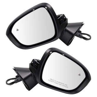 TRQ® - Driver and Passenger Side View Mirror Set (Foldaway)