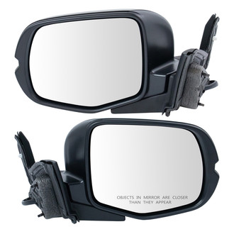 TRQ® - Driver and Passenger Side Power View Mirror Set (Heated, Foldaway)