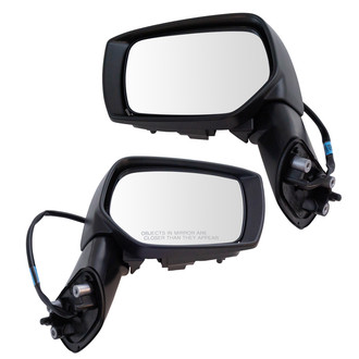 TRQ® - Driver and Passenger Side Power View Mirror Set (Non-Heated, Foldaway)