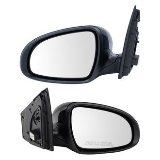 TRQ® - Driver and Passenger Side Power View Mirror Set (Non-Heated, Foldaway)