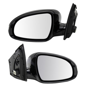 TRQ® - Driver and Passenger Side Power View Mirror Set (Heated, Foldaway)