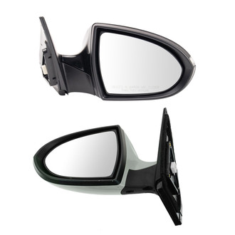 TRQ® - Driver and Passenger Side Power View Mirror Set (Heated, Foldaway)