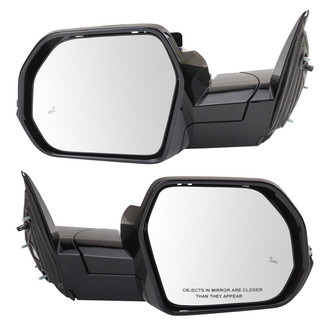 TRQ® - Driver and Passenger Side Power View Mirror Set (Foldaway)