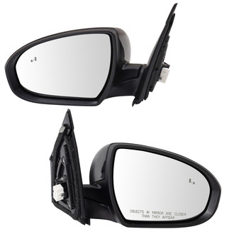 TRQ® - Driver and Passenger Side View Mirror Set