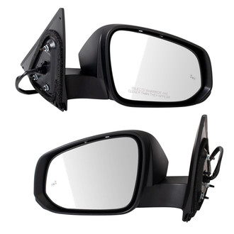 TRQ® - Driver and Passenger Side View Mirror Set