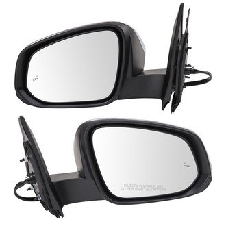 TRQ® - Driver and Passenger Side View Mirror Set