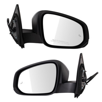 TRQ® - Driver and Passenger Side View Mirror Set