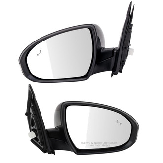 TRQ® - Driver and Passenger Side Power View Mirror Set (Heated, Foldaway)