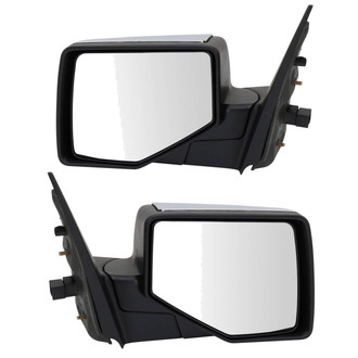 TRQ® - Driver and Passenger Side Power View Mirror Set (Non-Heated, Foldaway)