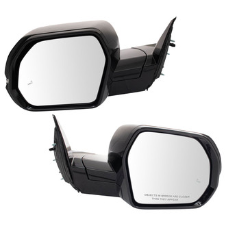TRQ® - Driver and Passenger Side View Mirror Set (Foldaway)
