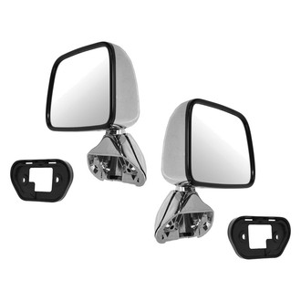 TRQ® - Manual Side View Mirror (Non-Heated, Foldaway)