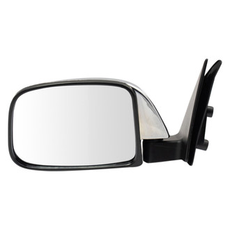 TRQ® - Driver Side Manual View Mirror (Non-Heated, Foldaway)