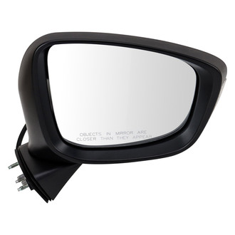 TRQ® - Passenger Side Power View Mirror (Non-Heated, Foldaway)