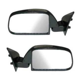 TRQ® - Manual Side View Mirror Set (Non-Heated, Foldaway)