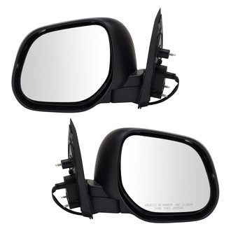 TRQ® - Driver and Passenger Side Power View Mirror Set (Non-Heated, Foldaway)