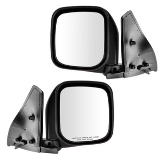 TRQ® - Driver and Passenger Side Power View Mirror Set (Non-Heated, Foldaway)