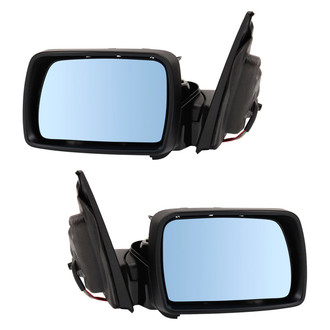 TRQ® - Driver and Passenger Side Power View Mirror Set (Heated, Foldaway)