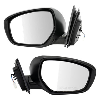 TRQ® - Driver and Passenger Side Power View Mirror Set (Non-Heated, Foldaway)