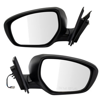 TRQ® - Driver and Passenger Side Power View Mirror Set (Heated, Foldaway)
