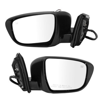TRQ® - Driver and Passenger Side Power View Mirror Set (Heated, Foldaway)