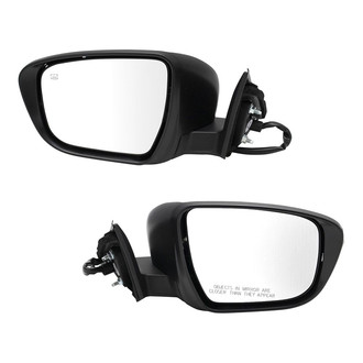 TRQ® - Driver and Passenger Side Power View Mirror Set (Heated, Foldaway)