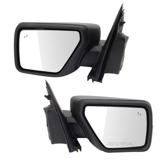 TRQ® - Driver and Passenger Side Power View Mirror Set (Heated, Foldaway)