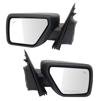 TRQ® - Driver and Passenger Side Power View Mirror Set (Heated, Foldaway)